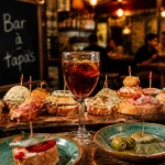 bar à tapas à barcelone : montaditos et vermut au comptoir