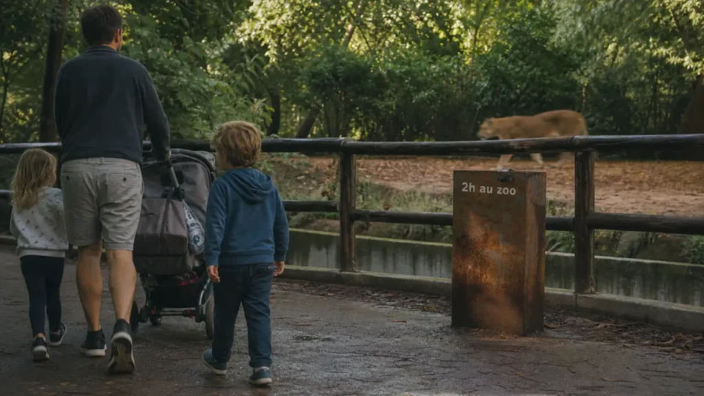 Combien de temps pour visiter le zoo de Barcelone : 2h, famille au zoo