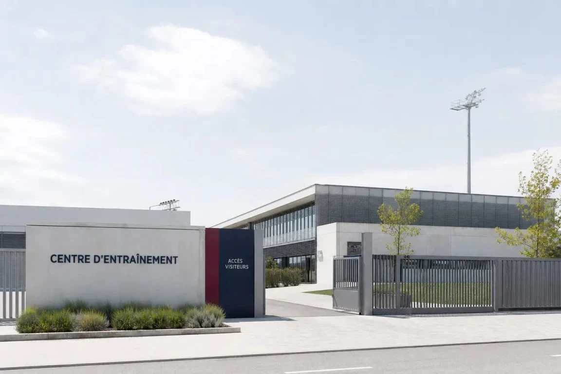 Visiter la Masia Barcelone : extérieur de la Ciutat Esportiva Joan Gamper du FC Barcelone