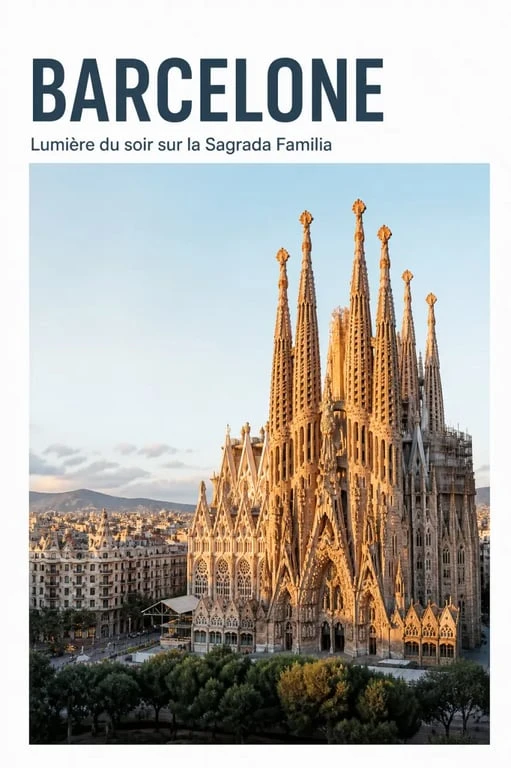 Visiter Barcelone en 2 jours : panorama de la Sagrada Familia et du Passeig de Gràcia