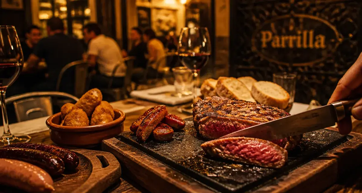 Meilleurs restaurants de viande barcelone : côte de bœuf grillée en parrilla