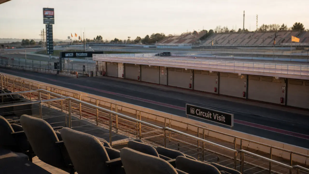 Peut on visiter le circuit de barcelone : tribunes, voie des stands et piste à Montmeló