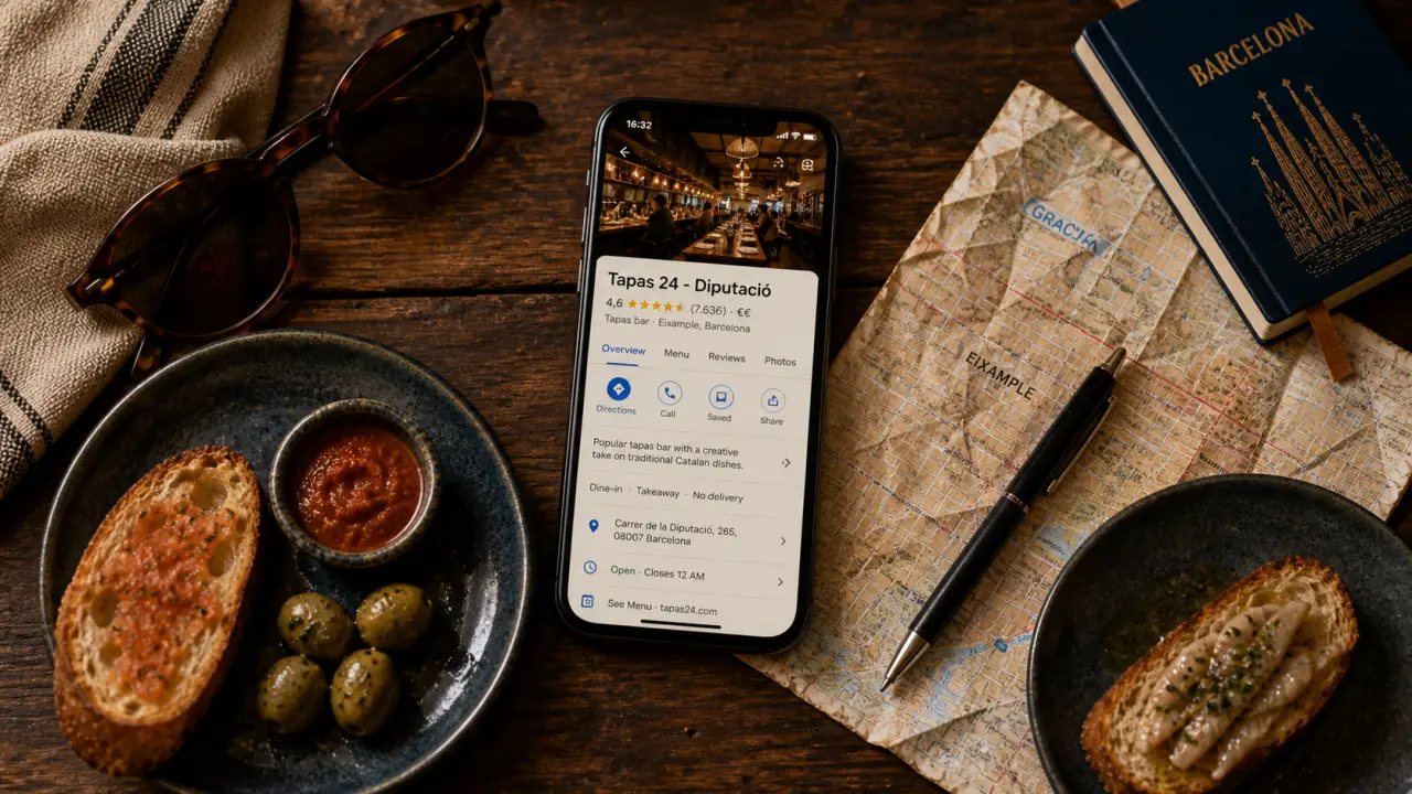 Tapas 24 Barcelone Diputació : adresse et réservation sans confusion