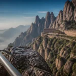 Visiter Montserrat depuis Barcelone : monastère au sommet sur rochers