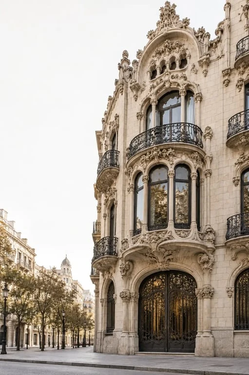 Casa Garriga Nogués, ancienne adresse de l’exposition art interdit Barcelone