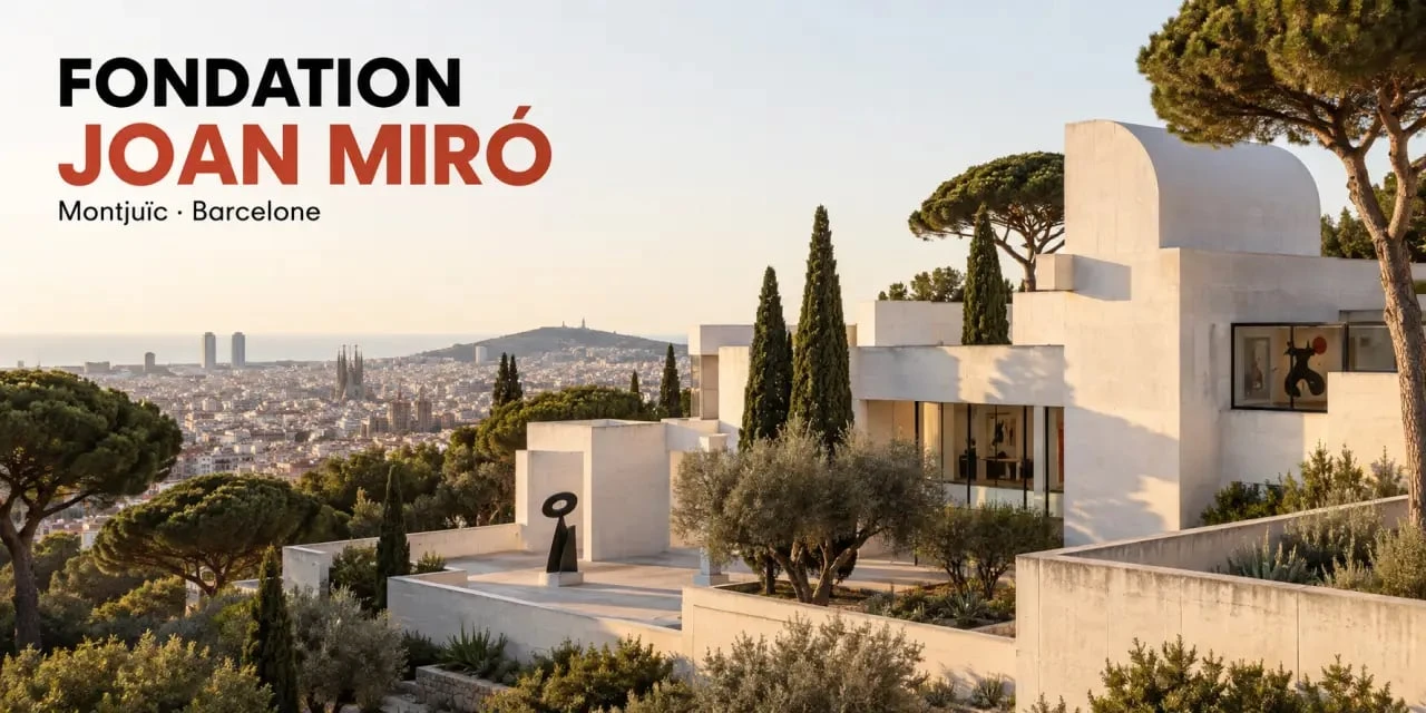 La Fondation Joan Miró, centre majeur de l'art moderne à Barcelone