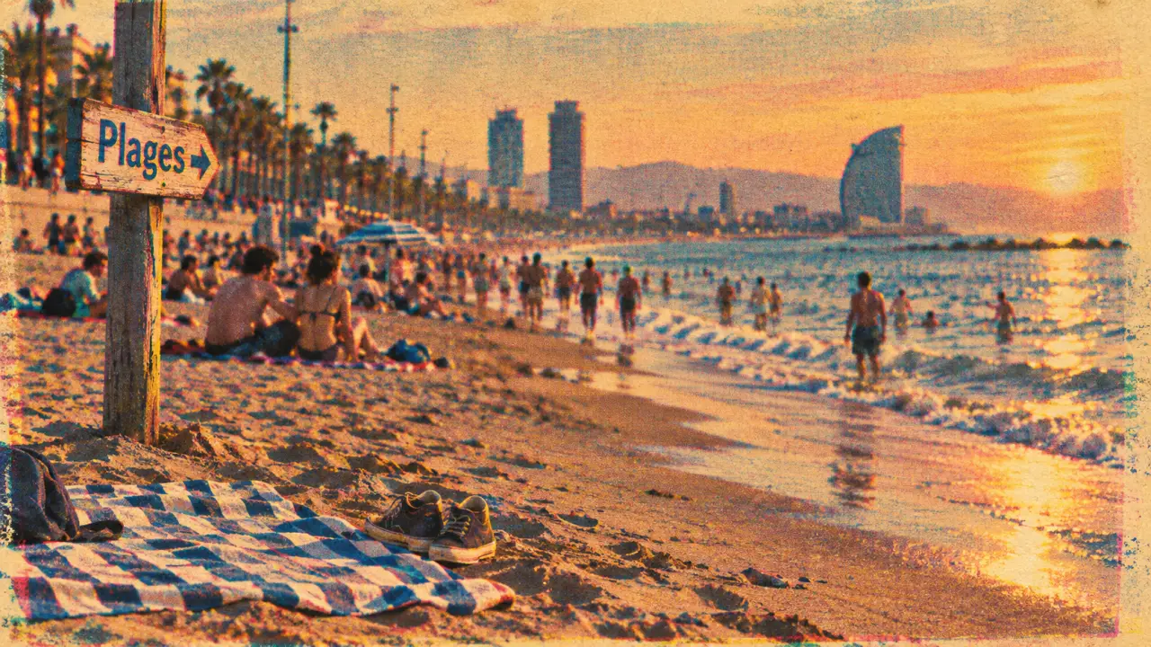 Les plus belles plages a barcelone : Barceloneta à Sitges, plage urbaine animée