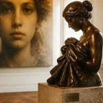 Musee europeen art moderne barcelone MEAM : sculpture bronze et peinture figurative