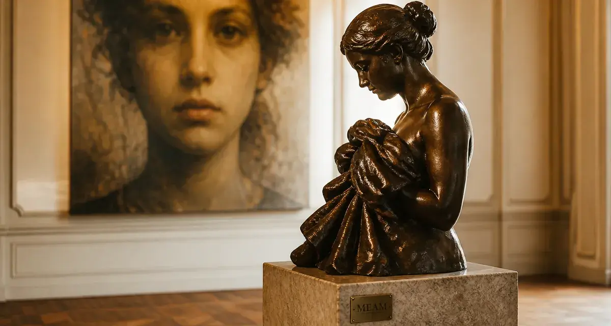 Musee europeen art moderne barcelone MEAM : sculpture bronze et peinture figurative