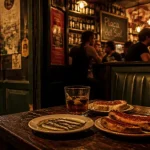 tapas gracia barcelone dans une bodega de Gràcia, vermouth et assiettes catalanes