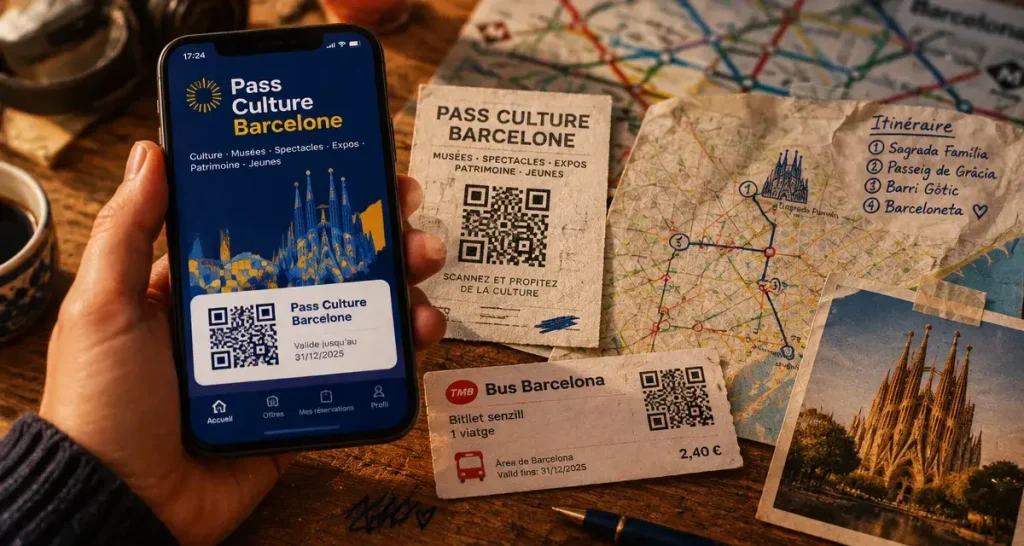 Quel pass à Barcelone inclut la Sagrada Família et le Parc Güell, avec ou sans transports ?